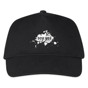 Say Yes Claim - Kinder Basecap - Schwarz - Vorne