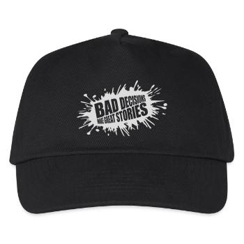 Mauvaises décisions, belles histoires - Casquette de baseball Enfant - noir - Devant
