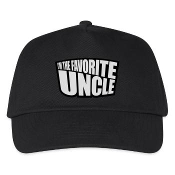 at The Favorite Uncle - Kids’ Baseball Cap - black - Front