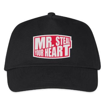 mr steal your heart - Kids’ Baseball Cap - black - Front