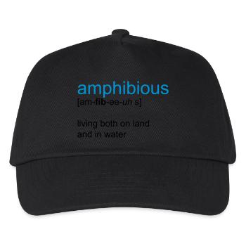 swim - Kids’ Baseball Cap - black - Front