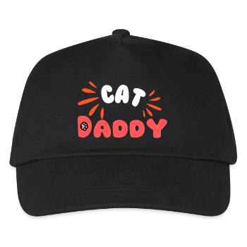 Cap Daddy Typo Pop Shards - Kids’ Baseball Cap - black - Front