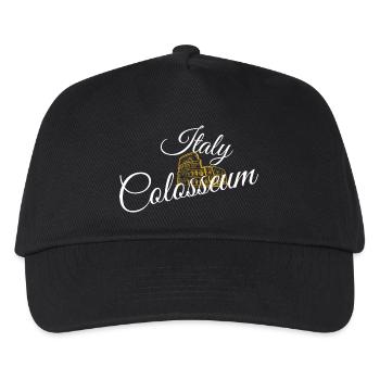 Colosseum in Golden Script - Kids’ Baseball Cap - black - Front