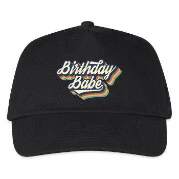 Anniversaire Babe Matching Group Cadeau de fête d’anniversaire - Casquette de baseball Enfant - noir - Devant