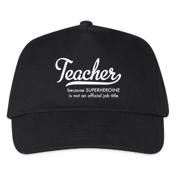Lehrerin - Kinder Basecap - Schwarz - Vorne