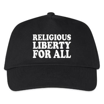 religious liberty for all - Kids’ Baseball Cap - black - Front
