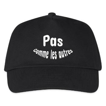 Pas comme les autres - Casquette de baseball Enfant - noir - Devant