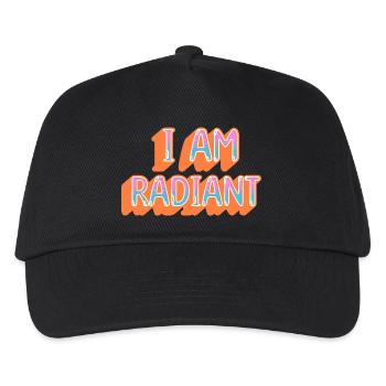 Je suis radieux - Casquette de baseball Enfant - noir - Devant