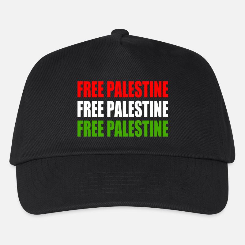 Free palestine - Kinder Basecap - Schwarz