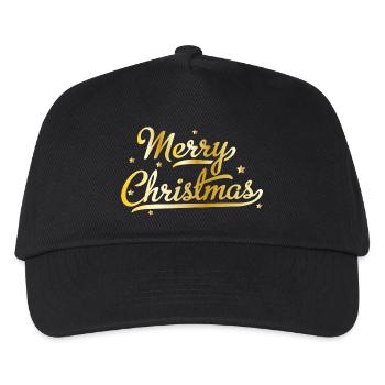 Merry Christmas - Kids’ Baseball Cap - black - Front