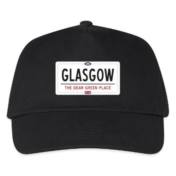 Signe de nom de lieu de Glasgow - Casquette de baseball Enfant - noir - Devant