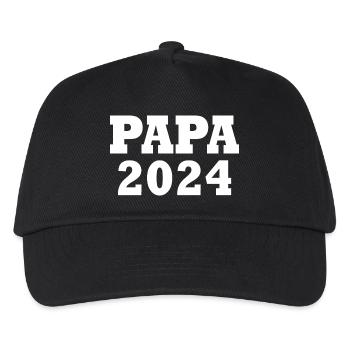 Papa 2024 - Kinder Basecap - Schwarz - Vorne