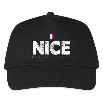 Nizza Frankreich Verzweifelte Briefe - Kinder Basecap - Schwarz - Vorne