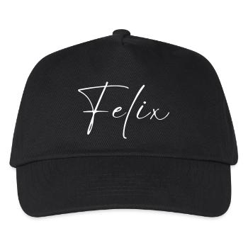 T-shirt Nom Felix cadeau pour hommes - Casquette de baseball Enfant - noir - Devant