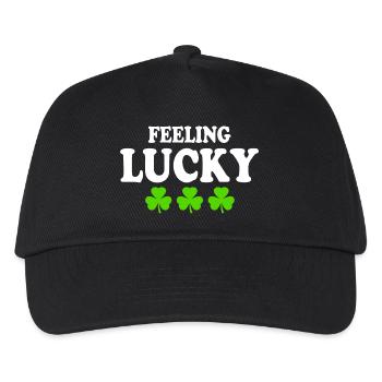 feeling lucky - Kids’ Baseball Cap - black - Front
