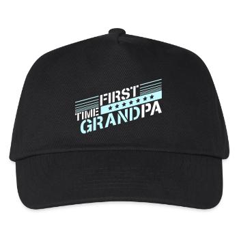 First Time Grandpa Best Grandpa Grandpa Love Grandpa - Kids’ Baseball Cap - black - Front