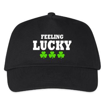 feeling lucky - Kids’ Baseball Cap - black - Front