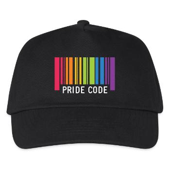 Mois de la fierté LGBT - Code de la fierté - Casquette de baseball Enfant - noir - Devant