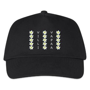 WILD UND FREI - Kinder Basecap - Schwarz - Vorne