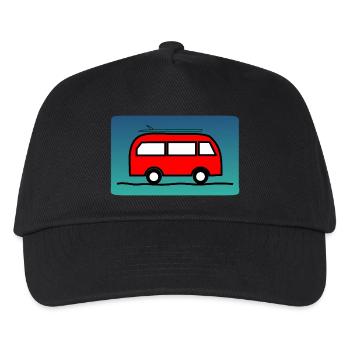 PAPA. OPA. VATERTAG. GELIEBTE. MEISTER. LEHRER - Kinder Basecap - Schwarz - Vorne