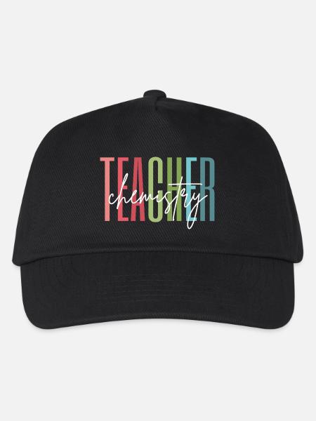 Chemie Lehrerin Schule Danke Geschenk - Kinder Basecap - Schwarz