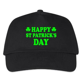 happy st patrick's day - Kids’ Baseball Cap - black - Front