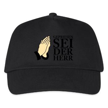 Praise be to the Lord 02 - Kids’ Baseball Cap - black - Front