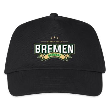 Brême - Casquette de baseball Enfant - noir - Devant