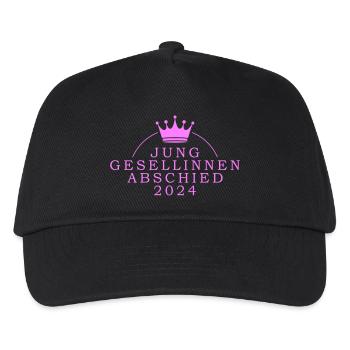 Junggesellinnenabschied 2024 Jga - Kinder Basecap - Schwarz - Vorne