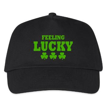 feeling lucky - Kids’ Baseball Cap - black - Front