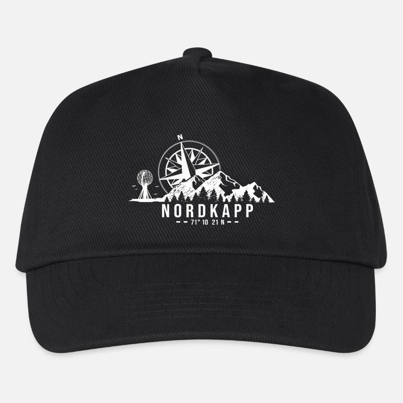 NordKapp Nord Nordkap - Kinder Basecap - Schwarz