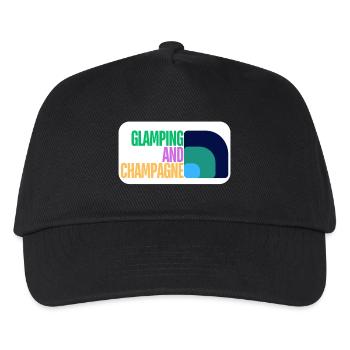 Glamping - Kids’ Baseball Cap - black - Front