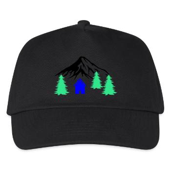 Cabin Berge - Kids’ Baseball Cap - black - Front