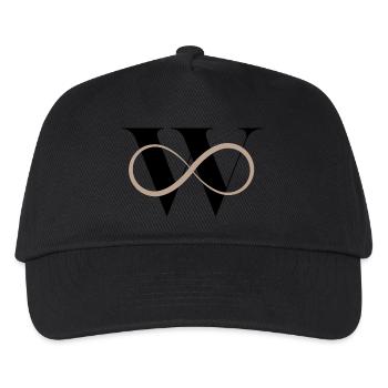 Infinite w Letter - Kids’ Baseball Cap - black - Front