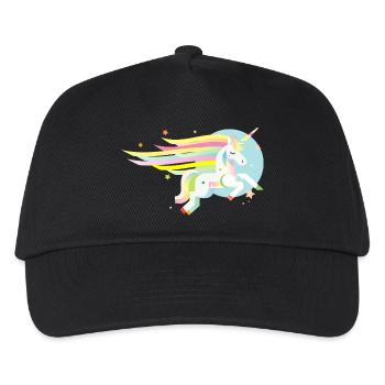 Delicate unicorn in pastel-dreamy & magical - Kids’ Baseball Cap - black - Front
