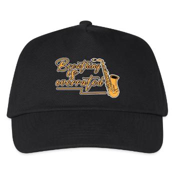 Breathing Is Overrated - Kinder Basecap - Schwarz - Vorne