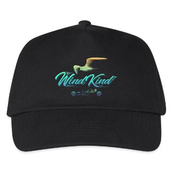 WindChild Seagull - Kids’ Baseball Cap - black - Front