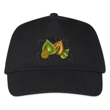 List - Kids’ Baseball Cap - black - Front
