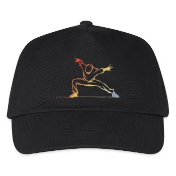 B-Boy Sketch - Kids’ Baseball Cap - black - Front