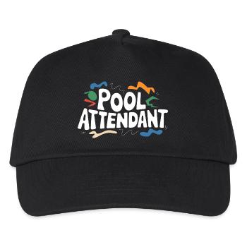 S’amuser sur l’eau - Casquette de baseball Enfant - noir - Devant