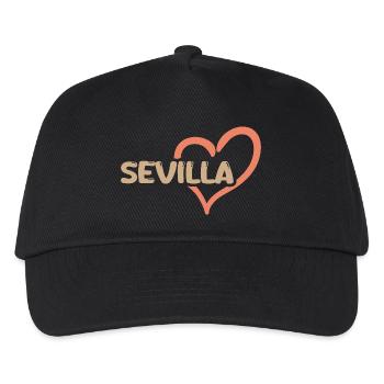 Séville - Casquette de baseball Enfant - noir - Devant