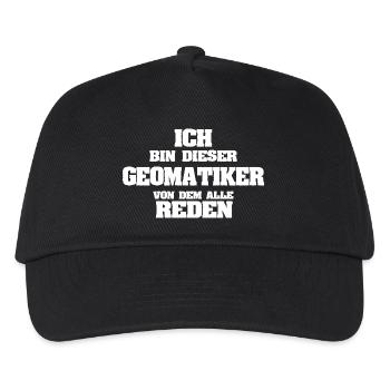 Beruf Geomatiker - Kinder Basecap - Schwarz - Vorne