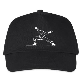 Dessin de breakdancer - Casquette de baseball Enfant - noir - Devant