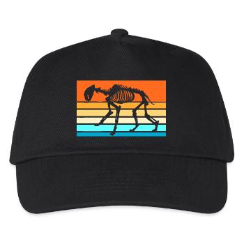 Tigre à dents de sabre - Casquette de baseball Enfant - noir - Devant