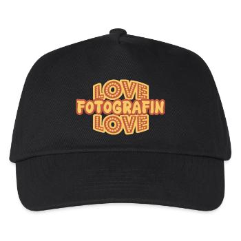 Job Photographer - Kids’ Baseball Cap - black - Front