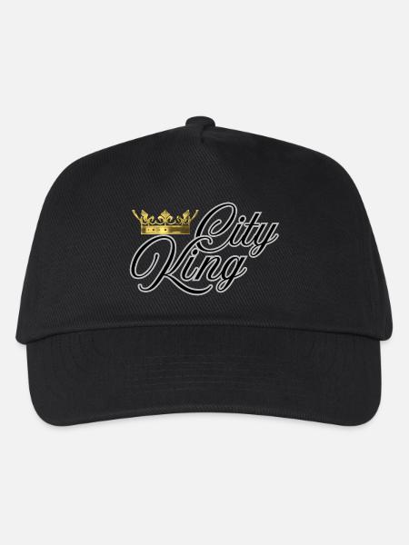 City King - Kinder Basecap - Schwarz