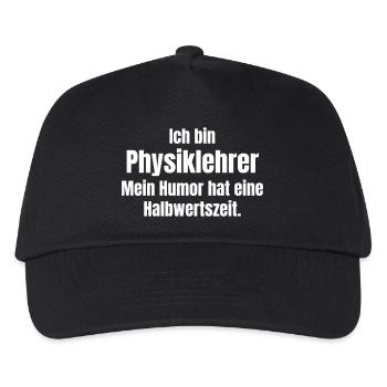 Physics - Kids’ Baseball Cap - black - Front