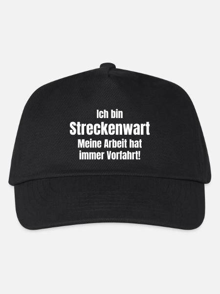 Streckenwart - Kinder Basecap - Schwarz