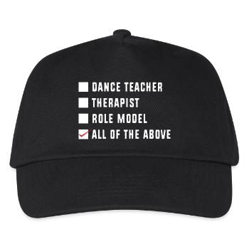 Dancing master - Kids’ Baseball Cap - black - Front