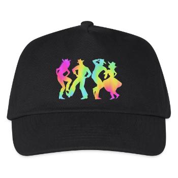 Square Dance - Kids’ Baseball Cap - black - Front